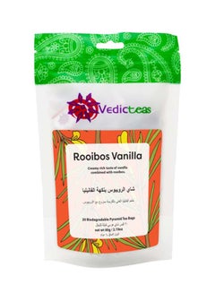 اشتري 20 Piece Rooibos Vanilla Biodegradable Tea Bags في الامارات