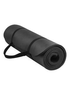 Buy H PRO 10mm Extra Thick Cushion Yoga Mat | Non-Slip Yoga Exercise Mat for Home Gym | – Black ‎18.3 x 6.1 x 1cm in Saudi Arabia