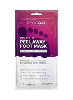 Buy Peel Away Foot Mask 40grams in UAE