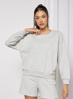 Buy Essential Sweatshirt Grey in Saudi Arabia