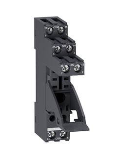 Buy Schneider Electric RGZE 8 Pin 250 V, 300 V DIN Rail Zelio Relay Socket for RXG Series Relay Black in UAE