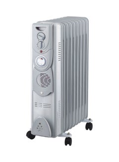 Buy 11-Fins Oil Radiator Heater 220-240V 24 Hours Timer 2500.0 W HT-244 White in UAE
