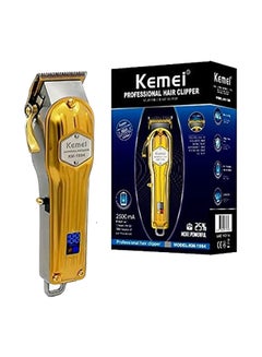 اشتري Hair Clipper Liquid Crystal KM-1984-gold في الامارات