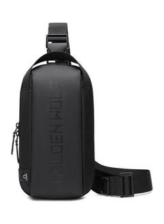 Buy Chest Shoulder Messenger Waterproof Chest Usb Crossbody Bag Black in Saudi Arabia