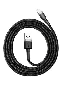 Buy Cafule Cable Usb For Ip 2.4A 1M Grey-Black in Egypt