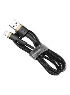 Buy Cafule Cable Usb For Ip 1.5A 2M Gold & Black in Saudi Arabia