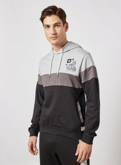 Buy Regular Fit Sweatshirt Grey,Black in UAE