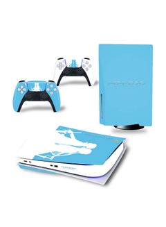 Buy Console And Controller Decal Sticker Set For PlayStation 5 Disc Version in UAE