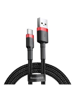 Buy USB C Cable 2A Fast Charging Cable Nylon Braided Cafule Series - 3M USB Type C Charger Compatible for Samsung S21 S20 S9 Note 20 10 Huawei P30 P20 Lite Mate 20 Pro P20 LG G5 G6 Xiaomi Mi 11 Ultra A2 etc. Red-Black in UAE