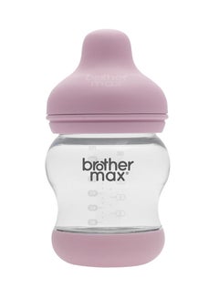 Buy PP Anti-Colic Baby Feeding Bottle With Teat, 240ml, Medium - Pink in UAE