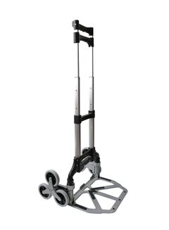 اشتري Foldable Hand Truck Stair Trolley Black في السعودية