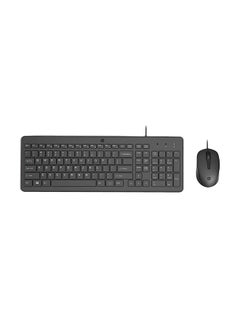 Buy 150 Wired Keyboard And Mouse Set Black in Saudi Arabia