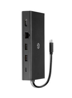 Buy 11-In-1 Travel USB-C Multi Port Hub Black in Saudi Arabia