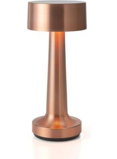 Buy USB Charging Table Lamp Gold 22x8cm in Saudi Arabia