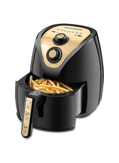 Buy Air Fryer with 0.8KG, Anti Stick, with Rapid Air Convection Technology  (Suitable for 2-4 People) 2.5 L 1500 W AF250G-B5 Black/Gold in Saudi Arabia