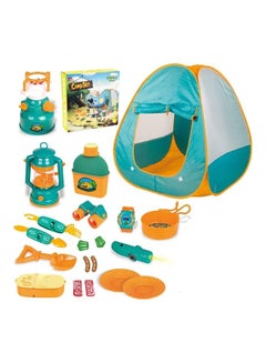 Buy 20-Piece Kids Camping Set With Play Tent 32x10x33cm in UAE