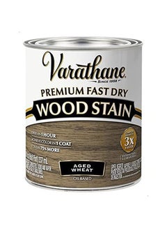 Buy Varathane Premium Fast Dry Aged Wheat Wood Stain Brown 237ml in UAE