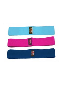 Buy Elastic Resistance Band Set Of 3 20 x 20 x 20cm in Egypt