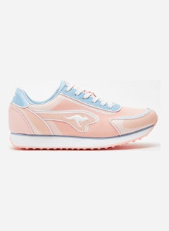Buy Lace-Up Walking Shoes Pink in UAE