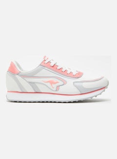 Buy Lace-Up Walking Shoes White in UAE