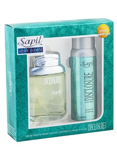 Buy Disclosure Gift Set Disclosure EDT (100 ml), Disclosure Deodorant (150 ml) in UAE