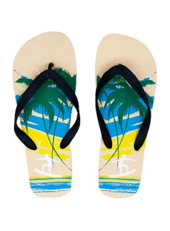 Buy Printed Flip Flops Multicolour in UAE