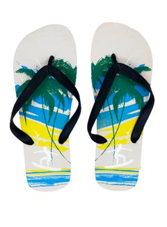 Buy Printed Flip Flops Multicolour in UAE