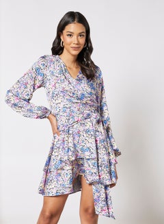 Buy Catalina Floral Print Dress Multicolour in Saudi Arabia