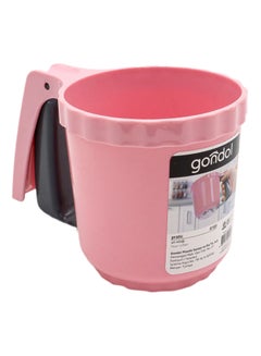 Buy Plastic Flour Sifter Pink 15x11cm in UAE