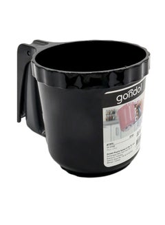 Buy Plastic Flour Sifter Black 15x11cm in UAE