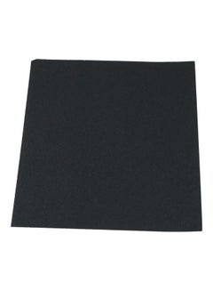 Buy 5-Piece Waterproof Grade 1500 Carbide Paper Black in UAE