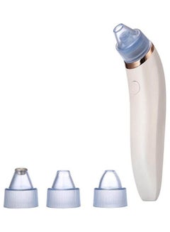 Buy Blackhead Vacuum Cleaner Suction Comedo Remover Diamond Dermabrasion Facial Pores Cleaner Usb Charge Dead Skin Remover White in Egypt