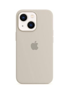 Buy Protective Soft Silicone Case Cover for Apple iPhone 13 Stone in UAE