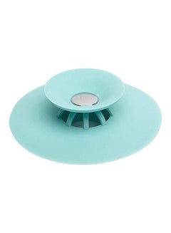 Buy Drain Stopper Sink Strainer Hair Catchers Silicone Bathtub Drain Cover 2 In 1 Green in Egypt