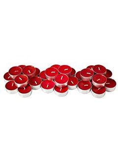 Buy Small Candle With Blueberry Flavor- Red, 30 Pieces Red in Egypt