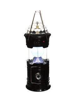 اشتري Rechargeable 3 In 1 Rotating Magic Effect Ball Portable Camping Outdoor Led And Lantern Light Torch Black في مصر