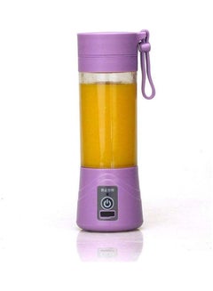 Buy For Home USB Mini Electric Fruit Juicer Handheld Smoothie Maker Blender Juice Cup 380.0 ml ZN-090-1 Purple in UAE