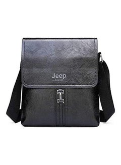 Buy Leather Cross Body Bag Black in Egypt