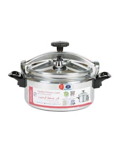 Buy Aluminium Pressure Cooker Silver/Black 10Liters in Saudi Arabia