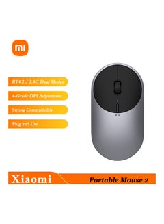 Buy BT4.2 / 2.4G Dual Modes Wireless Mouse Grey in Saudi Arabia
