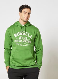 Buy Essential Logo Hoodie Green in Saudi Arabia