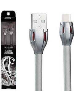 Buy Rc-035A (2.1A) Premium Quality Type-C Fast Charge Data Cable 1M white in Egypt
