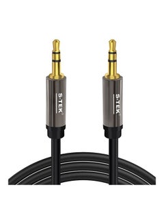Buy 3.5mm Auxiliary Male to Male Aux Cable Compatible with iPhone, iPad, Smartphones, Car Stereo Speakers and Tablets 3 m Black in UAE