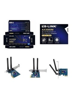 Buy AX3000M WiFi 6 Bluetooth 5.1 PCI Express Adapter Multicolour in UAE