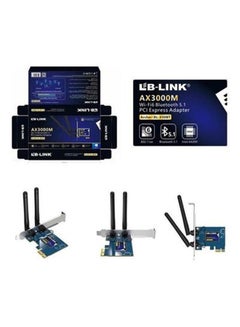 اشتري AX3000M WiFi 6 Bluetooth 5.1 PCI Express Adapter Multicolour في الامارات