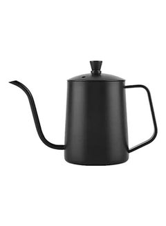 Buy Stainless Steel Goose Neck Coffee Pot Black 500ml in Saudi Arabia