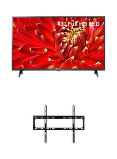 اشتري 43-Inch Full HD LED Smart Tv With Flat Panel Wall Mount Bracket 20x26 cm 43LM6300PVB /bundle/Gift Black في الامارات