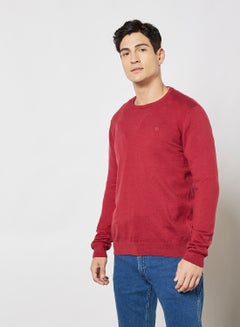 Buy Crew Knit Sweater Red in UAE