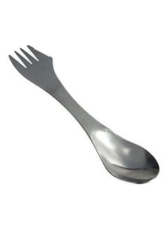 Buy 3 In 1 Metal Spork Spoon Fork Cutlery Utensil Combo Outdoor Picnic Camb Black in Egypt