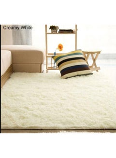 Buy Anti-Skid Soft Area Rug Cream White 80x120cm in UAE